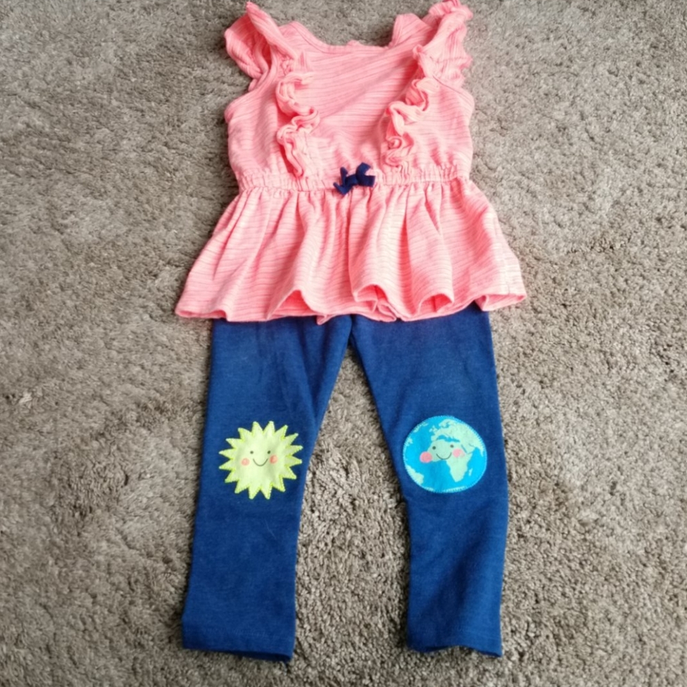 Shorts sleeve and legging set